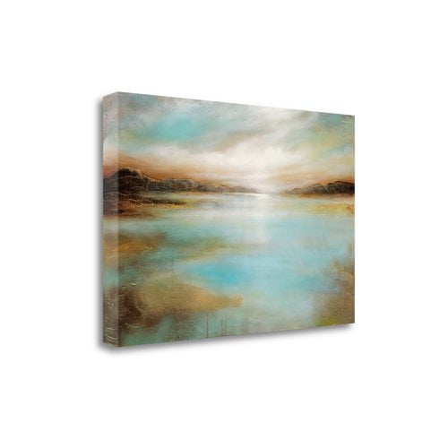 Tangletown Art, 47 x 32 "Distant Shores " by Linzy Arnott, Gallery Wrap Canvas A