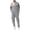 Gray, variant on Men's Fleece Lined Tracksuits Sweatsuits 2 Piece Sets Winter Full Zip Jogging Track Sweat Suits thermal Casual Outfits Navy
