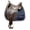 Black, variant on Quilted Saddle Pad with Pockets for Australian Saddle - Black