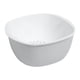 thumbnail image 1 of Matsuzay Colador blanco no tóxico para lavar verduras de forma segura y saludable, cesta de cocina para lavar arroz Organizadores de utensilios de cocina Gris S, 1 of 6
