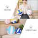 thumbnail image 5 of FELTECHELECTR 2 pelotas de peluche de voleibol para niños, ideales para deportes de invierno, regalo de cumpleaños., 5 of 6
