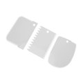 thumbnail image 2 of Yuarrent 3 unids/set de herramientas de decoración de pasteles, espátulas para masa, accesorios ornamentales de panadería, accesorios para rebanar Herramientas y accesorios para hornear Blanco Yuarrent JJ14756-01B, 2 of 6