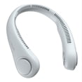thumbnail image 1 of Ventilador de cuello JISULIFE portátil recargable sin aspas - Gris, 1 of 7