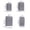 Gray, variant on Set of 4 Pack Double Layer Compression Packing Cubes for Travel Essentials,Waterproof Ultra Space Saving Self Compression Organizer,Large Capacity Compressible Expandable Packing Cubes for Suitcase