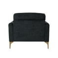 thumbnail image 6 of Studio Living Mayfield Modern Arm Chair, Black Woven Fabric, 6 of 11