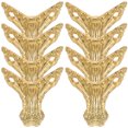 thumbnail image 1 of 8pcs Antique Bottom Corner Guards Furniture Feet Decorative Corner Protectors, 1 of 8