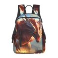 thumbnail image 1 of Easygdp Dragon Féroce Fury pour Sac à Dos Léger Décontracté Résistant pour Hommes et Femmes, 1 of 7