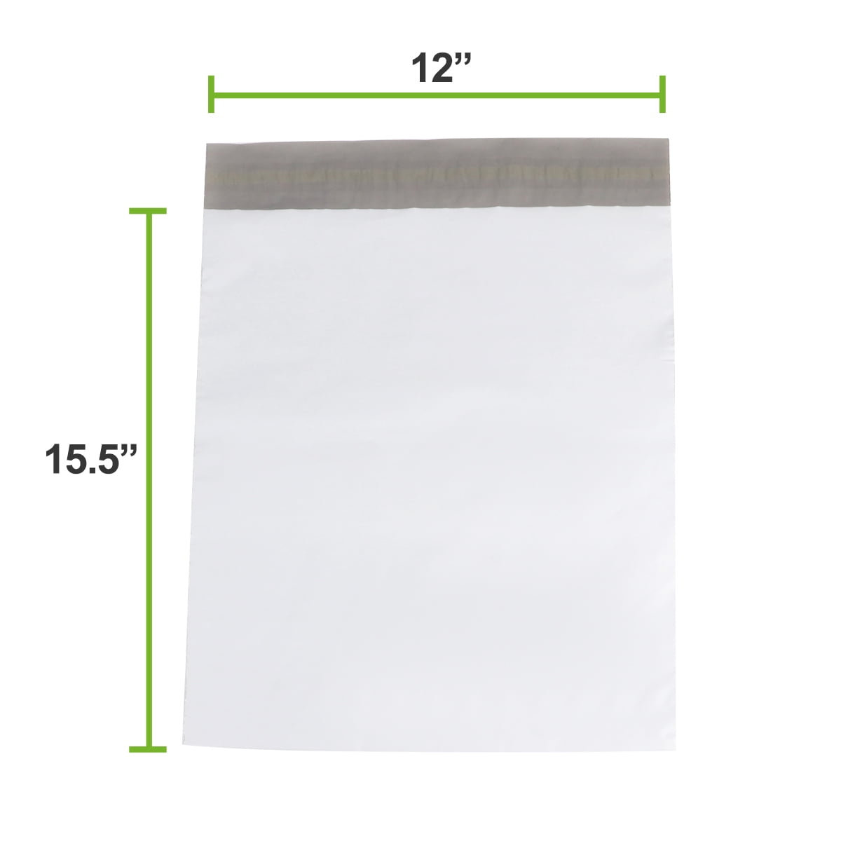 Geniqua 12" X 15.5" 100 200 300 500 1000 PC Poly Mailers Shipping Bags Self Seal Envelopes