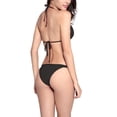 thumbnail image 4 of MSJUHEG Halter Swimsuits for Women Bathing Suits Boho Swimwear Bandeau Bathing Suits Bikini Sets for Women Plus Size Tankini Swimwear Floral Bikini Set Bathing Suits for Women Black L, 4 of 4
