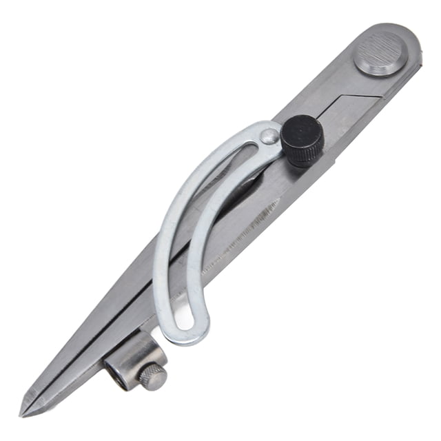 Wing Divider Compass, Lockable Adjustable Steel with Incisive Tip Wing Leather Compass, Suitable for Woodworking, Geometry, Metal Work and Leather Work