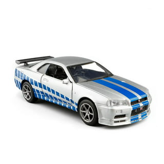 1:24 Scale Fast and Furious GTR-R34 Nissan Skyline Mosquito Car Alloy Metal  Diecast Model