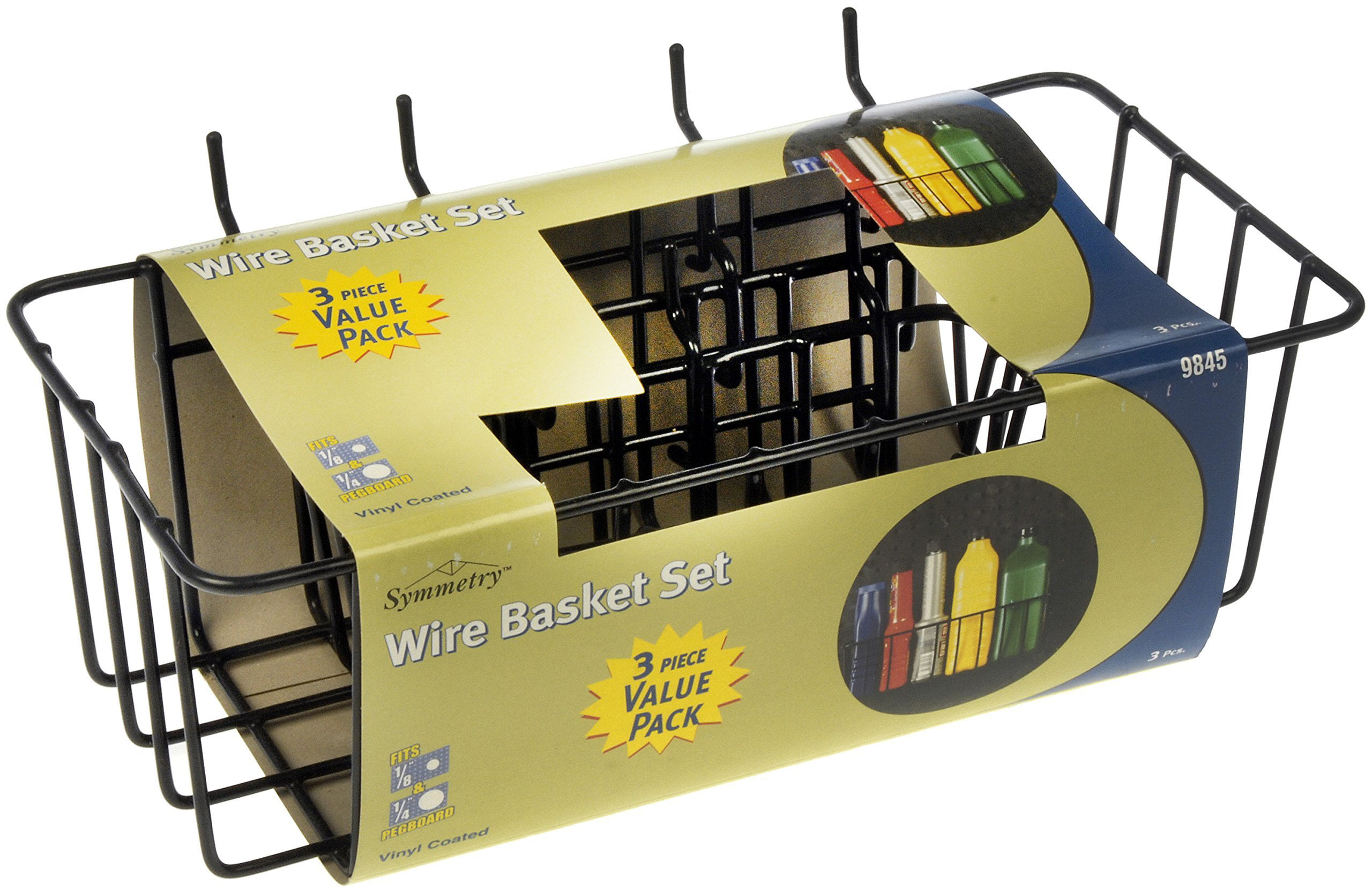 Dorman Hardware 4-9845 Peggable Wire Basket Set 4 X Pack of 3