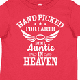 thumbnail image 4 of Inktastic Handpicked for Earth by My Auntie in Heaven with Angel Wings Boys or Girls Toddler T-Shirt, 4 of 5