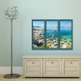 thumbnail image 3 of IDEA4WALL Wall Murals for Bedroom Fake Window Beach Blue Window Removable Wallpaper Peel and Stick Wall Stickers - 24x32 inches, 3 of 4