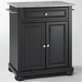 thumbnail image 1 of Bowery Hill Solid Granite Top Kitchen Island in Black, 1 of 6