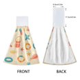 thumbnail image 3 of Yayeee Kitchen Hanging Hand Towels Set of 2 with Loop Bathroom Absorbent Tie Towel, Beach Pattern, 3 of 7