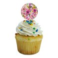 thumbnail image 5 of Vivid Flowers Cupcake Picks Toppers Decoration Set of 6, 5 of 7
