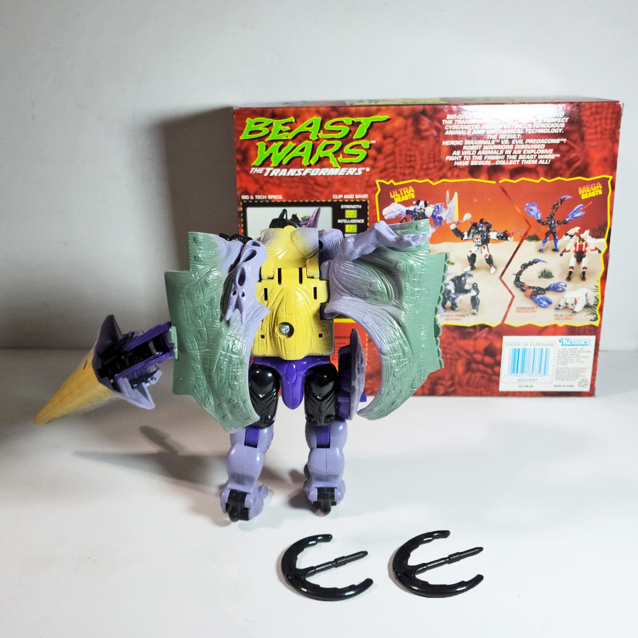 Open Box Vintage 1996 Transformers Beast Wars Megatron Ultra Class