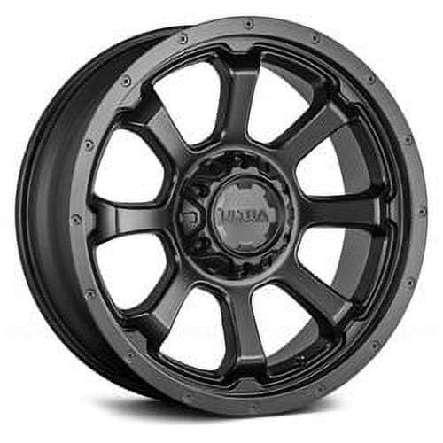 Ultra 219SB Nemesis 17x9 6x135/6x139.7  18et Satin Black Satin Clear Coat Wheel 2018 Ford F-150
