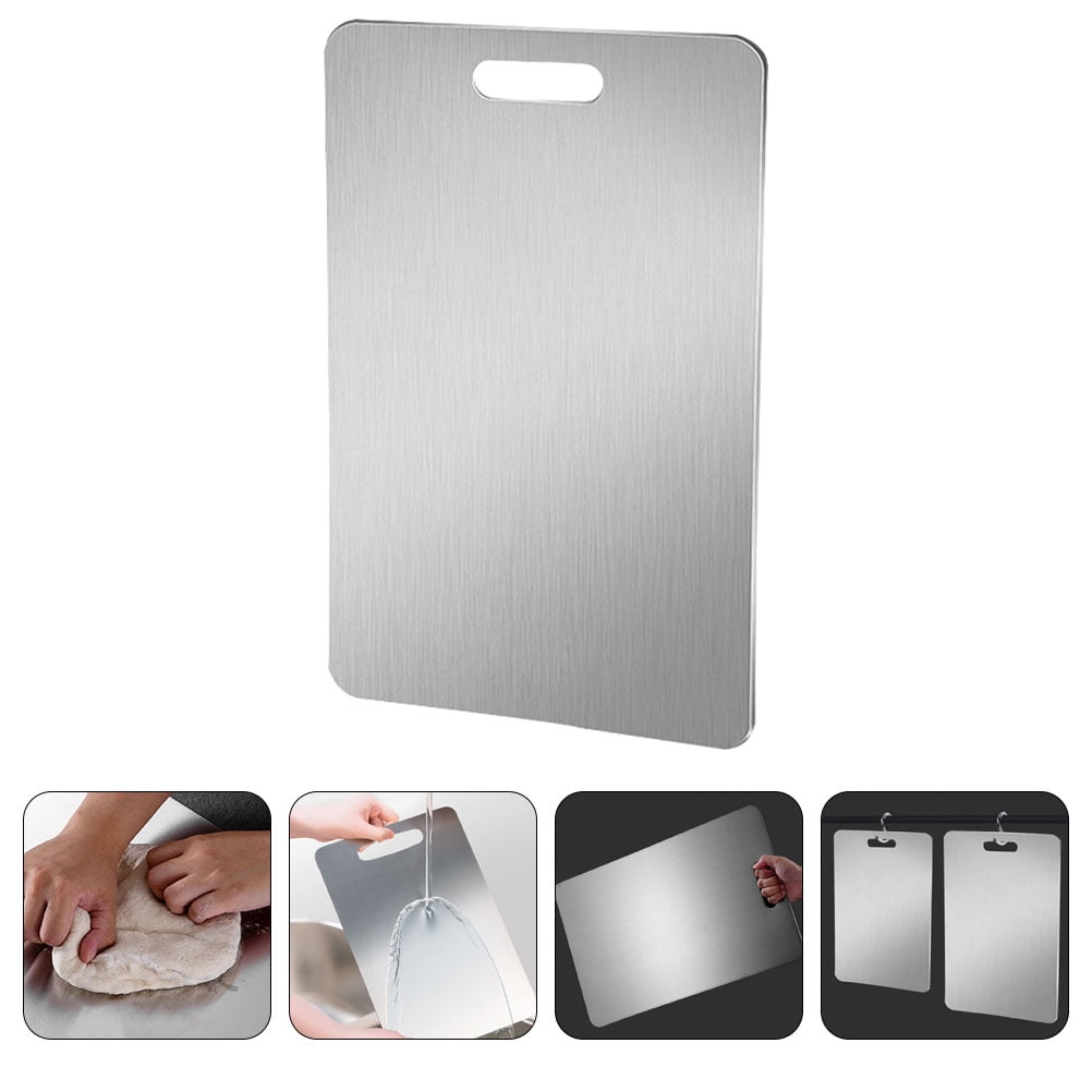 Stainless Steel Cutting Board for Kitchen Food Preparation - Non- Chopping Mat for Use