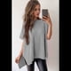 thumbnail image 4 of Suéter Holgado de Corta con Hombros Caídos para Mujer, Gris , Talla L, 4 of 9