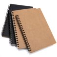 thumbnail image 2 of Reeves Retro Spiral Bound Coil Sketch Book Blank Notebook Kraft Sketching Paper 4, 2 of 6