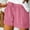 Pink-13, variant on HTNBO Plus Size Women Summer Shorts Casual Drawstring Elastic Solid Color Comfy Shorts with Pockets Lounge Beach Hiking