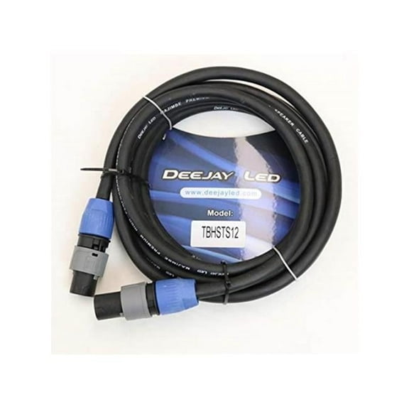 12 ft. Speakon 4-Connector to Speakon 4-Connector Audio Cable