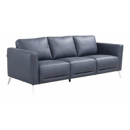 LV00212 - Sofa , Blue Leather - Astonic