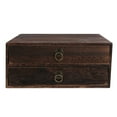 thumbnail image 1 of ColoMX Caja de tipo de cajón de mesa de 1 piezas Caja de almacenamiento de escritorio de madera Home Organizador de sol, 1 of 8