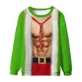 thumbnail image 3 of Sudaderas sin capucha para hombre, estilo casual, con estampado de moda, sudadera de manga larga, blusas de manga larga con cuello redondo, camisas, blusas para hombre, poliéster, 3 of 3