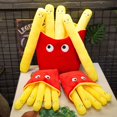 thumbnail image 4 of Almohada rellena de felpa de comida y patatas fritas de 40cm, cojín de sofá suave creativo de dibujos animados, juguetes bonitos para niños, decoración del hogar, 4 of 5