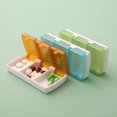 thumbnail image 2 of LCXmlly Tablet Supplements Multifunctional Storage Box Transparent Lid Moistureproof Dustproof 3Grid Portable Jewelry Case, 2 of 5