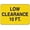 Warning Sign 6, variant on Low 10 Ft Hazard Caution Sign - Durable Metal Warning Sign Suitable garages Warehouses Industrial Decor Warns of 10-Foot Low Hazards ensuring Awareness in Areas Height restrictions 12x8 Inch