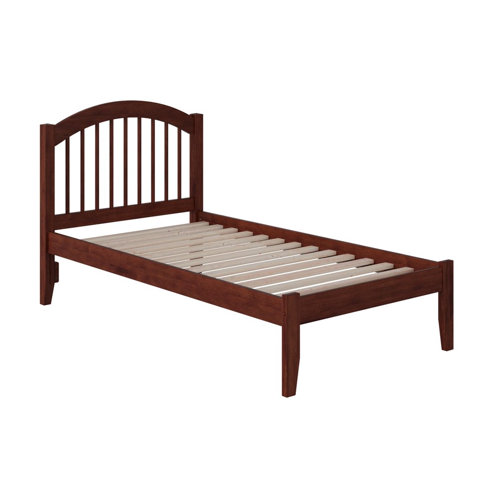 Windsor Twin XL Platform Bed with Open Foot Board in Multiple Colors