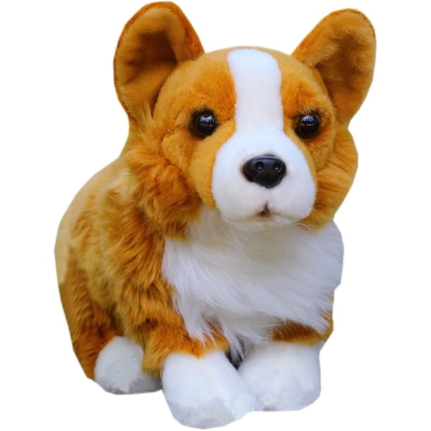 TAMMYFLYFLY Pugsly Pug - Perro de peluche para cachorro, 12 pulgadas (corgo)