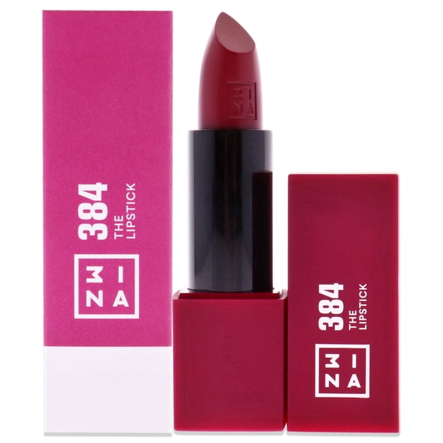 The Lipstick - 384 Dark Raspberry de 3Ina para mujeres - Lápiz labial de 0,16 oz