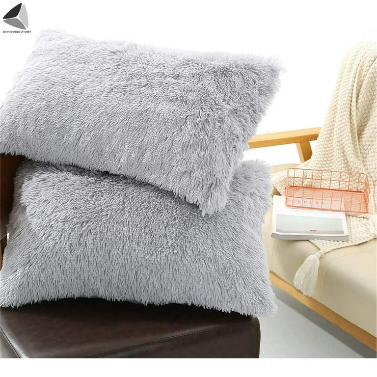2X Solid Linen Cushion Cover Pillow Case Large Rectangle Sofa Car