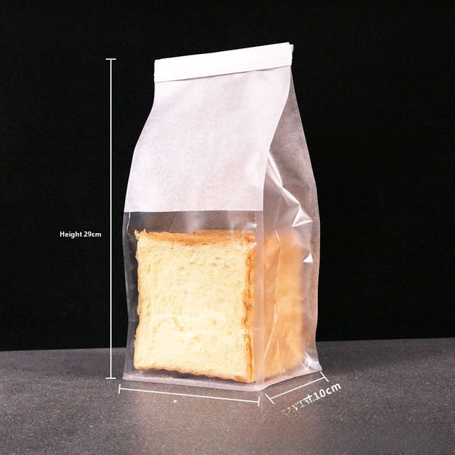 Bolsa de alambre para pan tostado con rizos, bolsa para envasar alimentos, bolsa para repostería, bolsa de alambre para pan tostado con rizos, 100 unidades