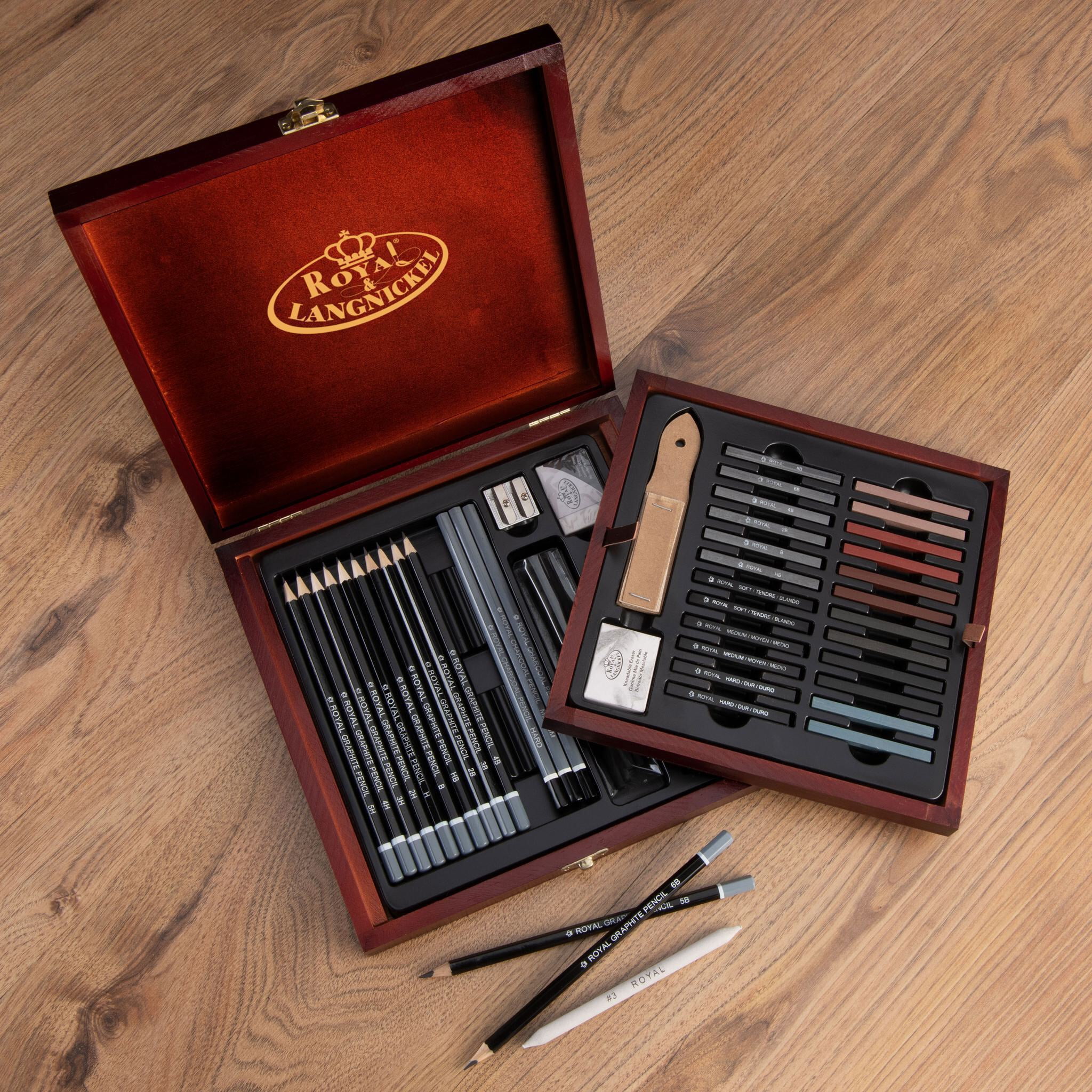 Royal & Langnickel Essentials™ 51pc Sketching Pencil Travel Art Set