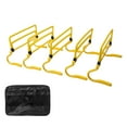 thumbnail image 4 of 5 Pieces Agility Hurdles Speed Training Athletic Equipment Adjustable Height PVC for Football Soccer Athletes, 4 of 9