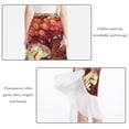 thumbnail image 2 of Coconut Tree Stylish Chiffon Summer Beach Dresses for Women, 2 of 6
