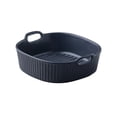 thumbnail image 1 of Square Cheese Bake Rice Baking Bowl for Oven Microwave Ceramic Baking Baking Dish Double Ear Soup Bowl, 1 of 5