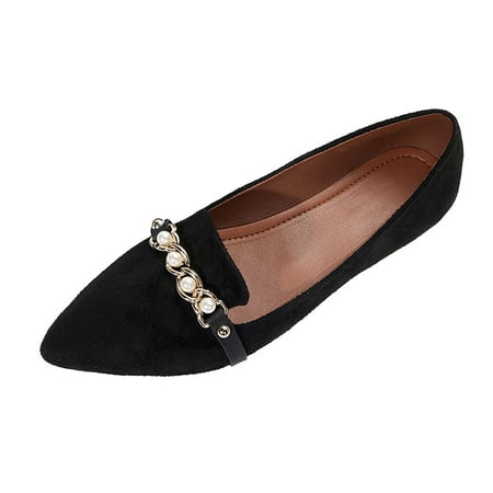 

Clearance on Sale Women s Autumn and Winter Bow Soft Soled Slip on Flat Heels and Fleece Warm Single Shoes Shoes That Women Like