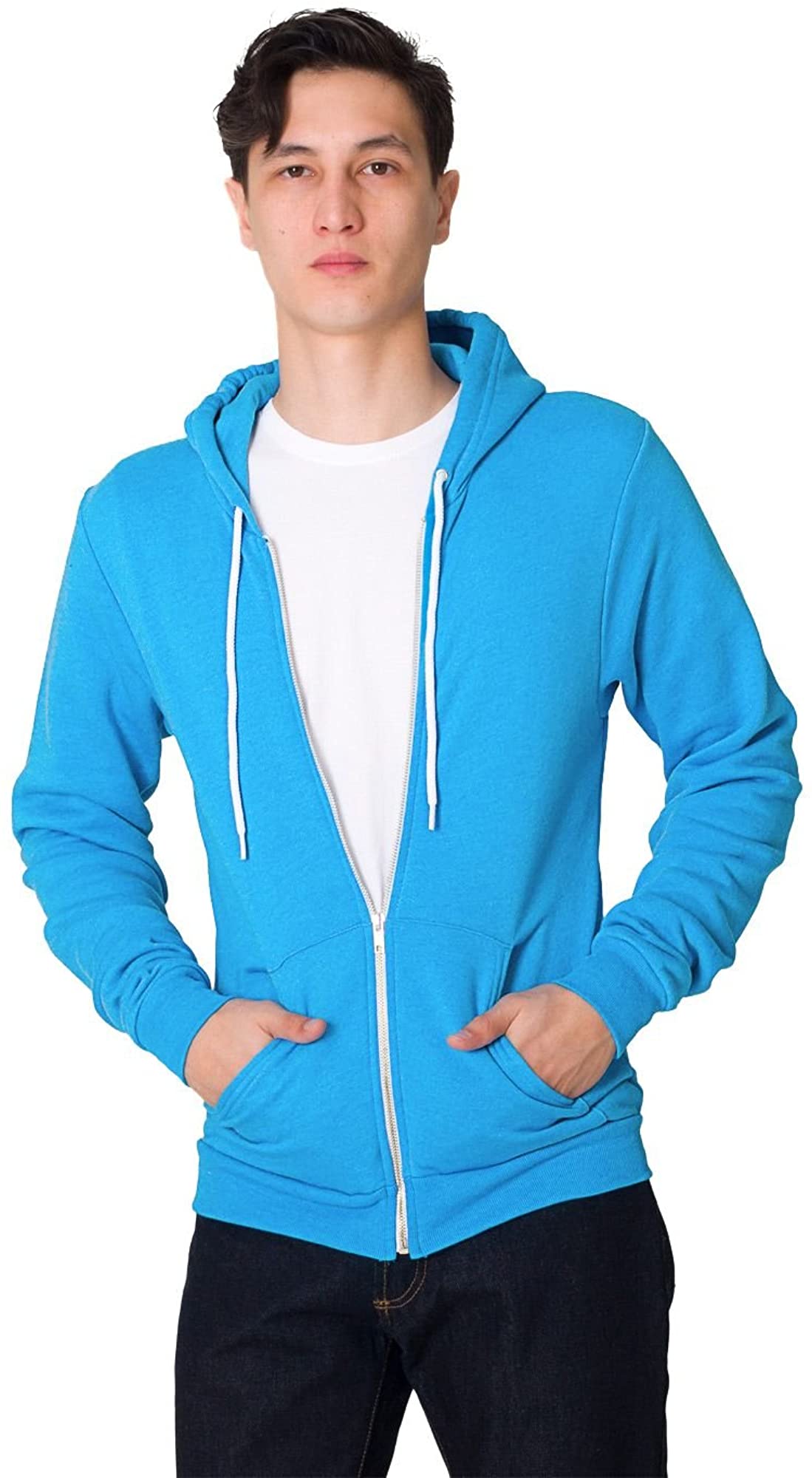 American Apparel Mens Unisex Flex Fleece Zip Hoodie Walmart Canada