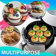 thumbnail image 2 of 2 pack Air Fryer Muffin Pan (7 Cups) — Silicone Muffin Pans for Baking & Freezing, Nonstick Air Fryer Silicone Egg Mold Compatible with 3.5-5.8L Fryers — Easy Demolding, Dishwasher Safe for Daily Use, 2 of 5