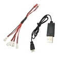 thumbnail image 2 of Cable Del Adaptador De Alimentación Del USB De Batería Tripudo RC De Carga CUTICAT Cable de carga 1 a 5, 2 of 8