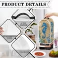 thumbnail image 4 of HELLHERO Mixer Blender Cover Seahorse Pattern 1Set Reusable Top Handle for Household, 4 of 6