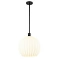 thumbnail image 6 of Innovations Lighting - White Venetian - 1 Light Stem Hung Pendant In Modern, 6 of 7