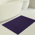 thumbnail image 3 of American Soft Linen, Slip Reducer Bath Rug, 100% Cotton 20x34 inches, Soft Absorbent Bath Mat Rugs, Purple, 3 of 7